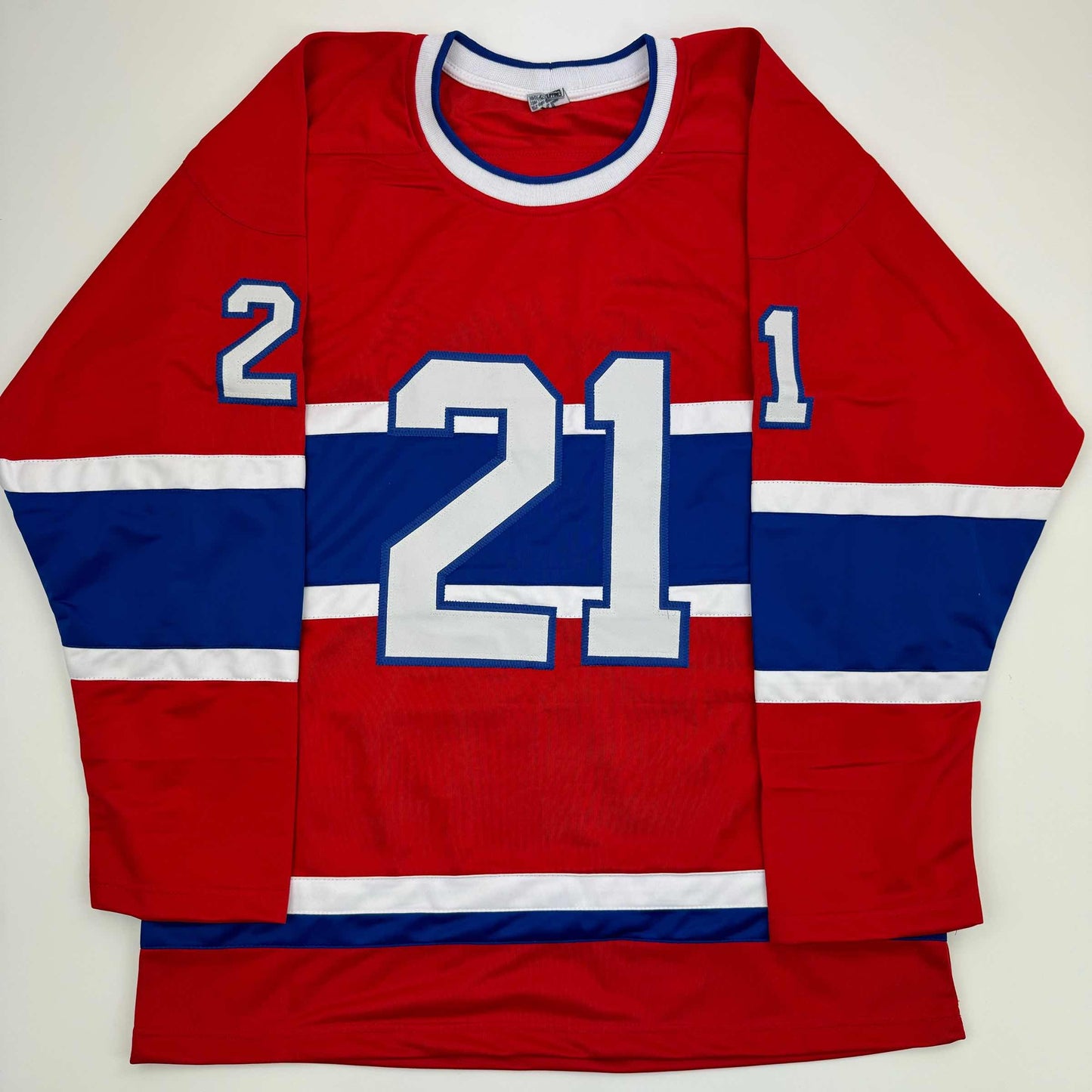 Autographed/Signed Kaiden Guhle Montreal Red Hockey Jersey JSA COA