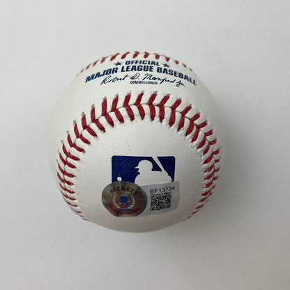 Autographed/Signed Seiya Suzuki Rawlings Official Major League Baseball ROML Beckett BAS COA
