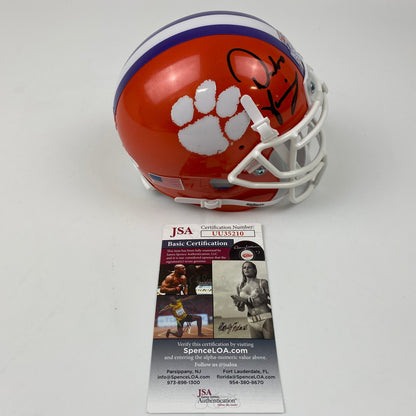 Autographed/Signed Dabo Swinney Clemson Tigers 2016 National Champions Mini College Football Helmet JSA COA