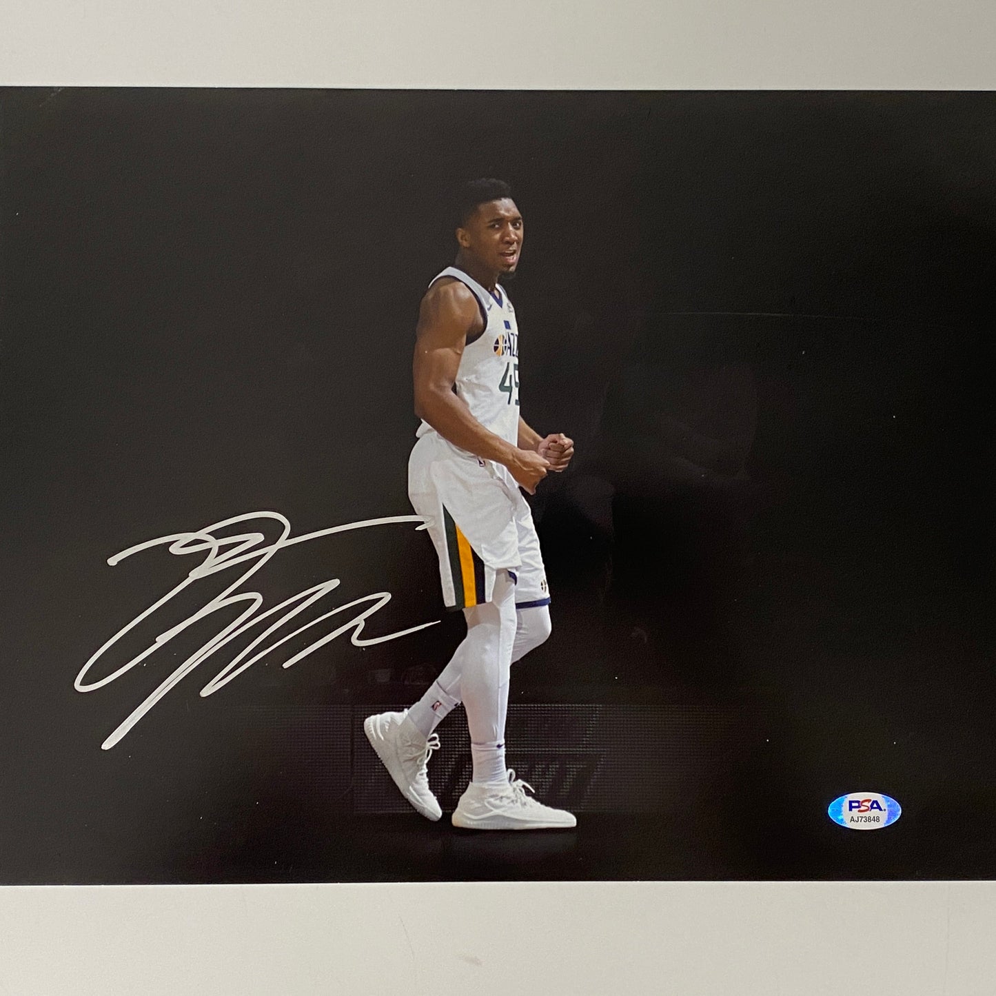 Autographed/Signed Donovan Mitchell Utah Jazz 11x14 Basketball Photo PSA/DNA COA