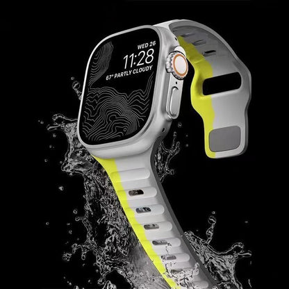 Silicone Reverse-buckle Watch Band