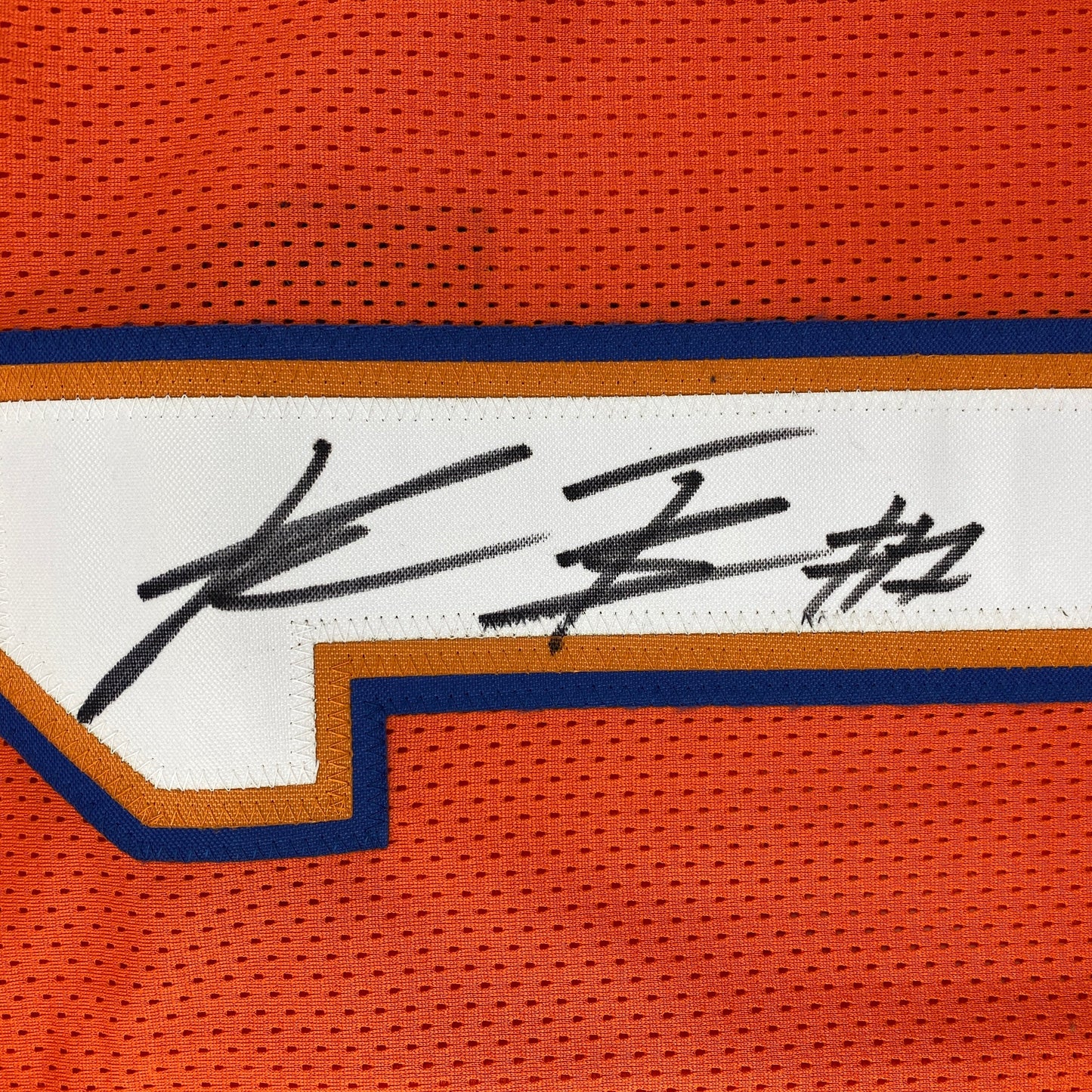 Autographed/Signed Kadarius Toney Florida Orange College Football Jersey JSA COA
