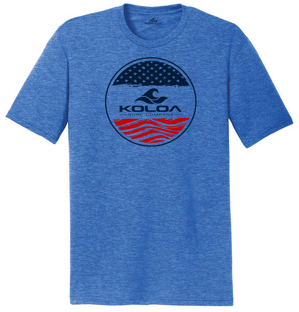 Koloa USA Comfort Tri-Blend T-Shirt