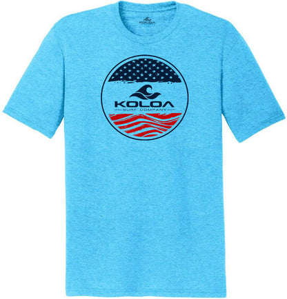 Koloa USA Comfort Tri-Blend T-Shirt
