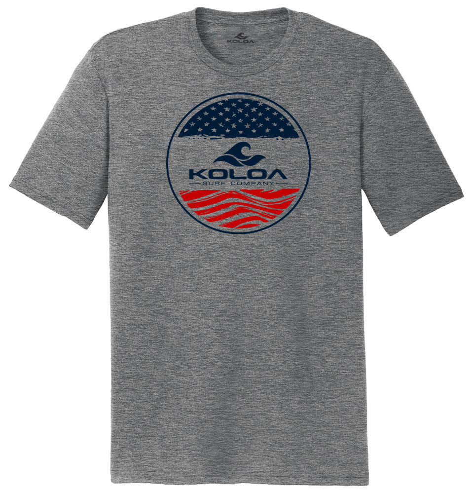 Koloa USA Comfort Tri-Blend T-Shirt