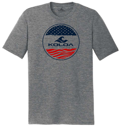 Koloa USA Comfort Tri-Blend T-Shirt