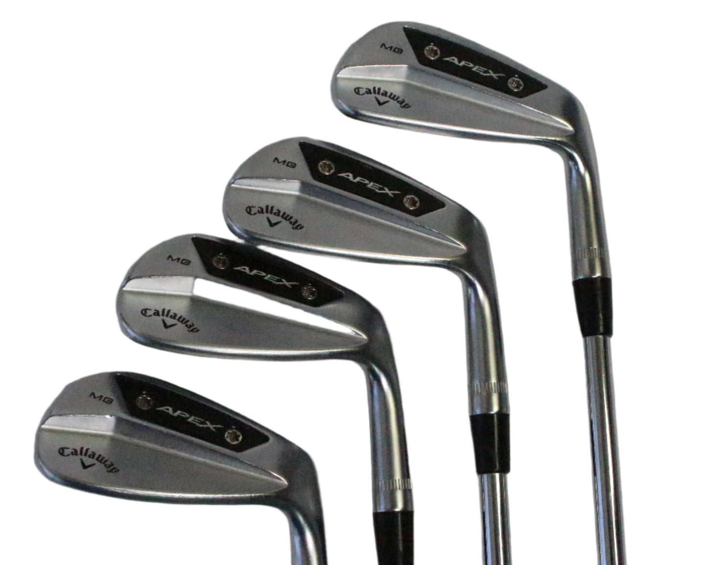 Pre-Owned Callaway Apex Mb 24 (7-PW) Iron Set w/ Oban ct 115 (X-Stiff) Steel Shafts (Average)