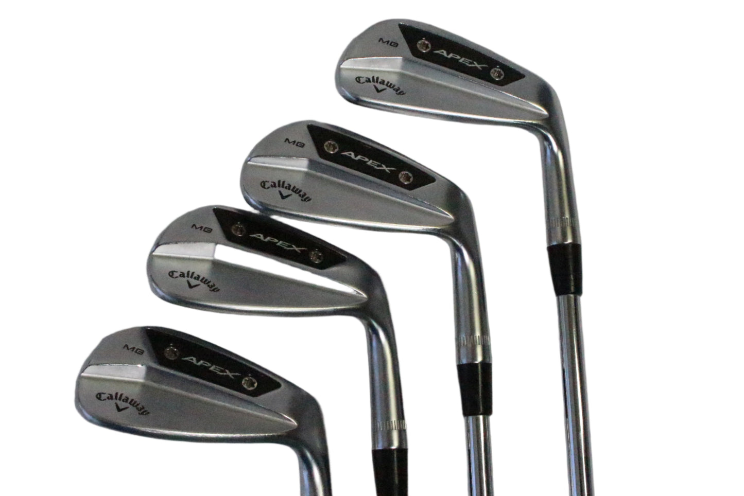 Pre-Owned Callaway Apex Mb 24 (7-PW) Iron Set w/ Oban ct 115 (X-Stiff) Steel Shafts (Average)