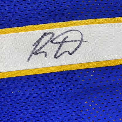 Autographed/Signed Ron Artest Metta World Peace Indiana Blue #91 Basketball Jersey Beckett BAS COA