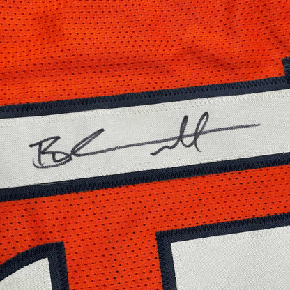 Autographed/Signed Brandon Marshall Denver Orange Football Jersey Beckett BAS COA