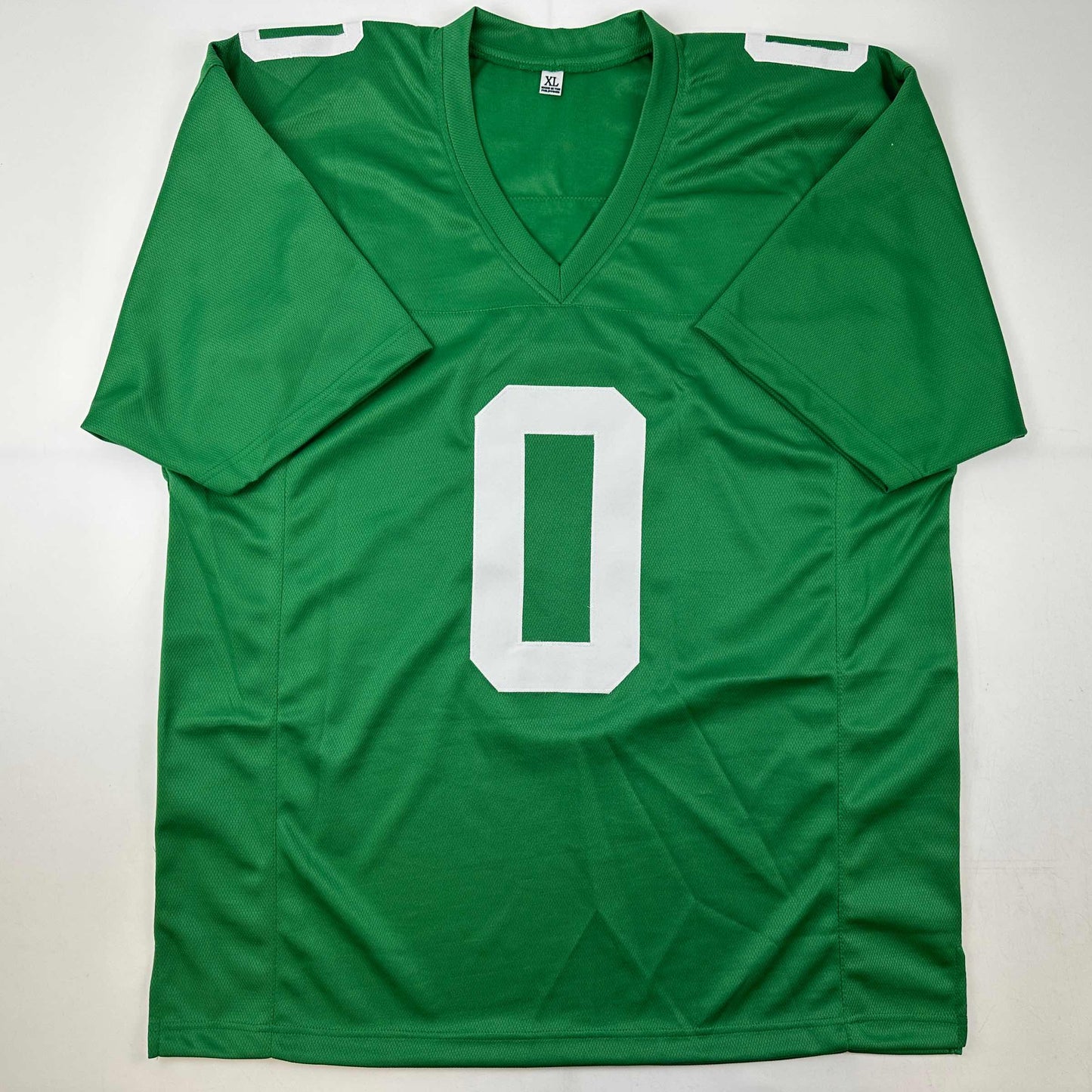 Autographed/Signed D'Andre Swift Philadelphia Kelly Green Football Jersey JSA COA