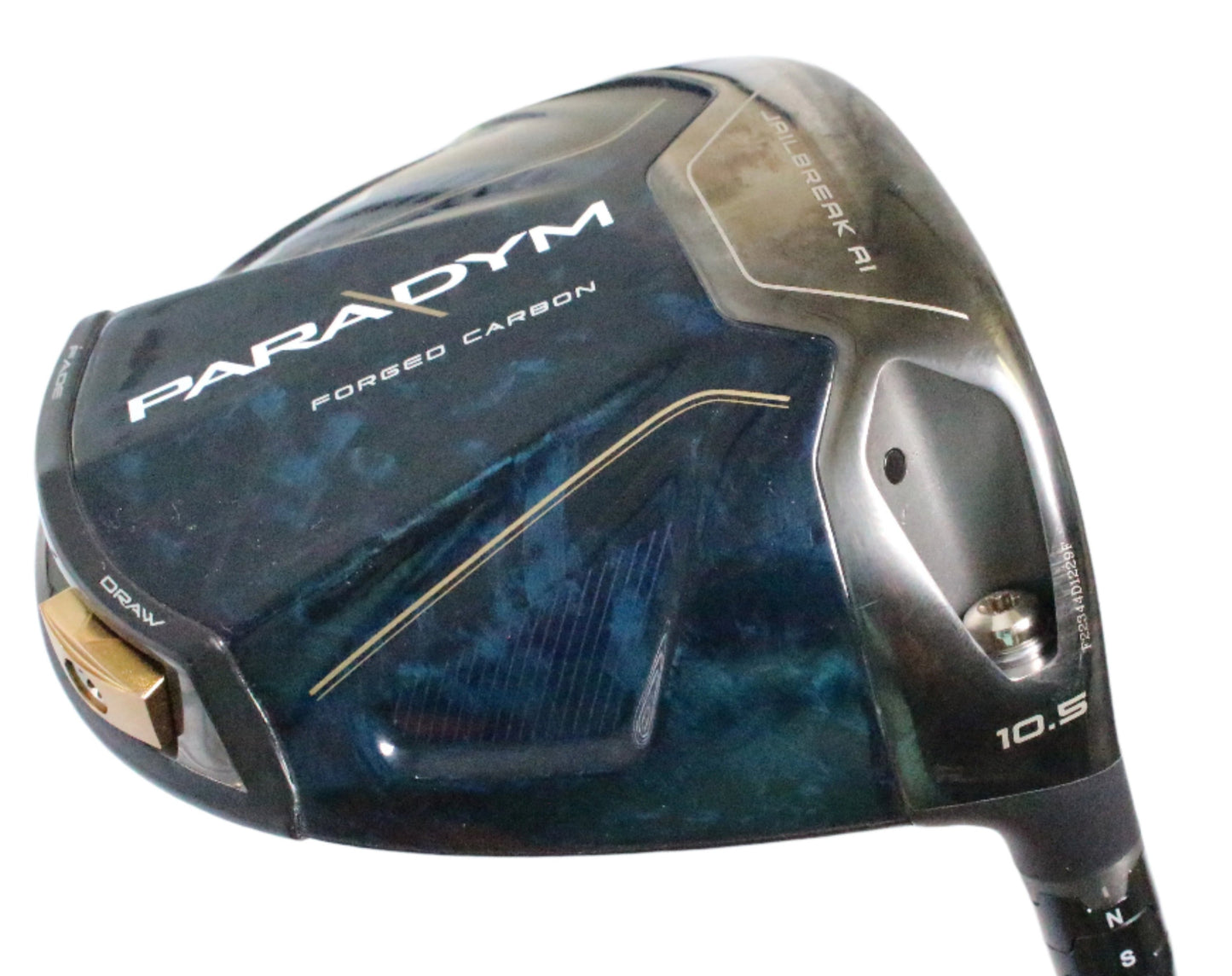 Pre-Owned Callaway Paradym (10.5) Driver W/ Tense 1K Black 65 S (Stiff) (46 Inch) Shaft (Above Average)