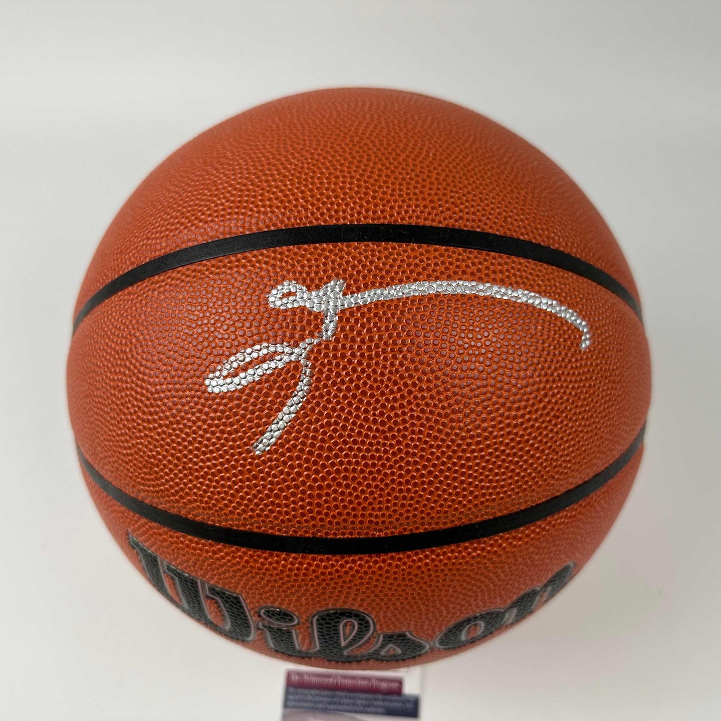 Autographed/Signed Allen Iverson Philadelphia 76ers Sixers Full Size Wilson Basketball JSA COA