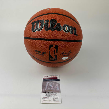 Autographed/Signed Allen Iverson Philadelphia 76ers Sixers Full Size Wilson Basketball JSA COA