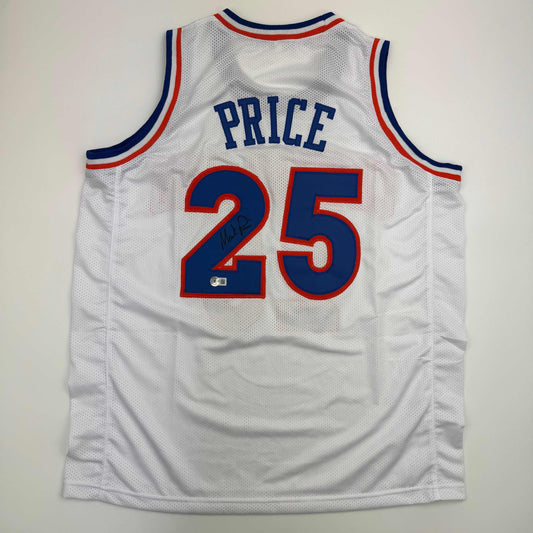 Autographed/Signed Mark Price Cleveland White Basketball Jersey Beckett BAS COA