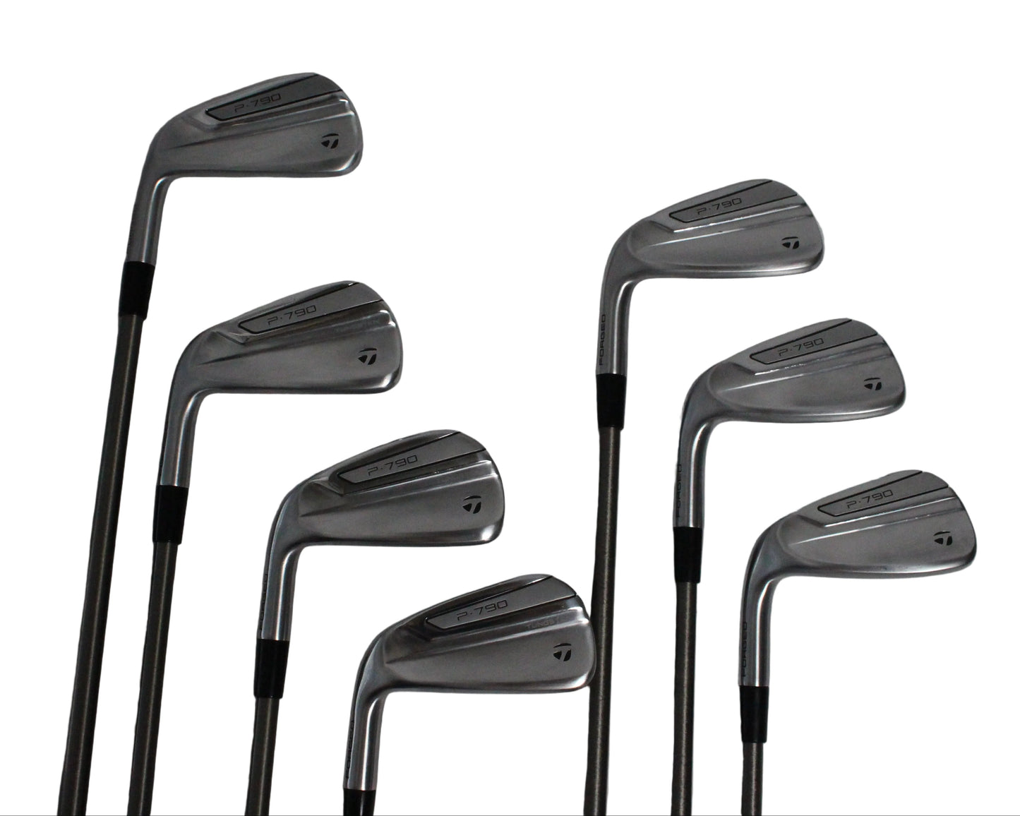 Pre-Owned Taylormade P790: 4-PW Iron Set W/ Steelfiber fc 90 cw (Stiff) Shafts (+1.5 Inches Long) (Above Average)