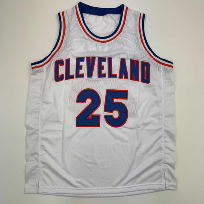 Autographed/Signed Mark Price Cleveland White Basketball Jersey Beckett BAS COA
