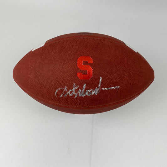 Autographed/Signed Art Monk Syracuse Orange Full Size FS F/S College Football JSA COA