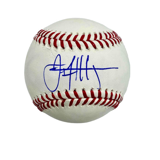 Autographed/Signed Jack Flaherty Rawlings Official Major League Baseball ROML Fanatics COA