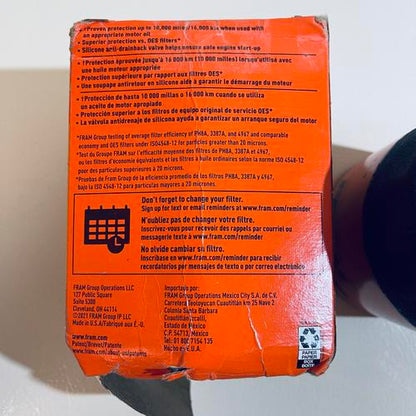 Fram Extra Guard PH11, 10K Mile Change Interval Spin-On Oil Filter