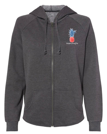 Koloa Pineapple Zip-Up Hoodie