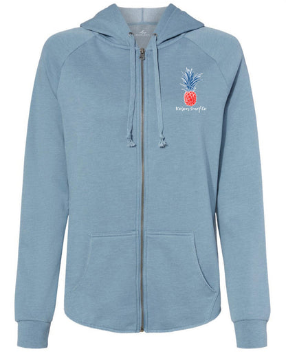Koloa Pineapple Zip-Up Hoodie