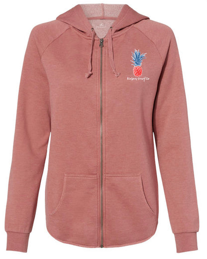 Koloa Pineapple Zip-Up Hoodie