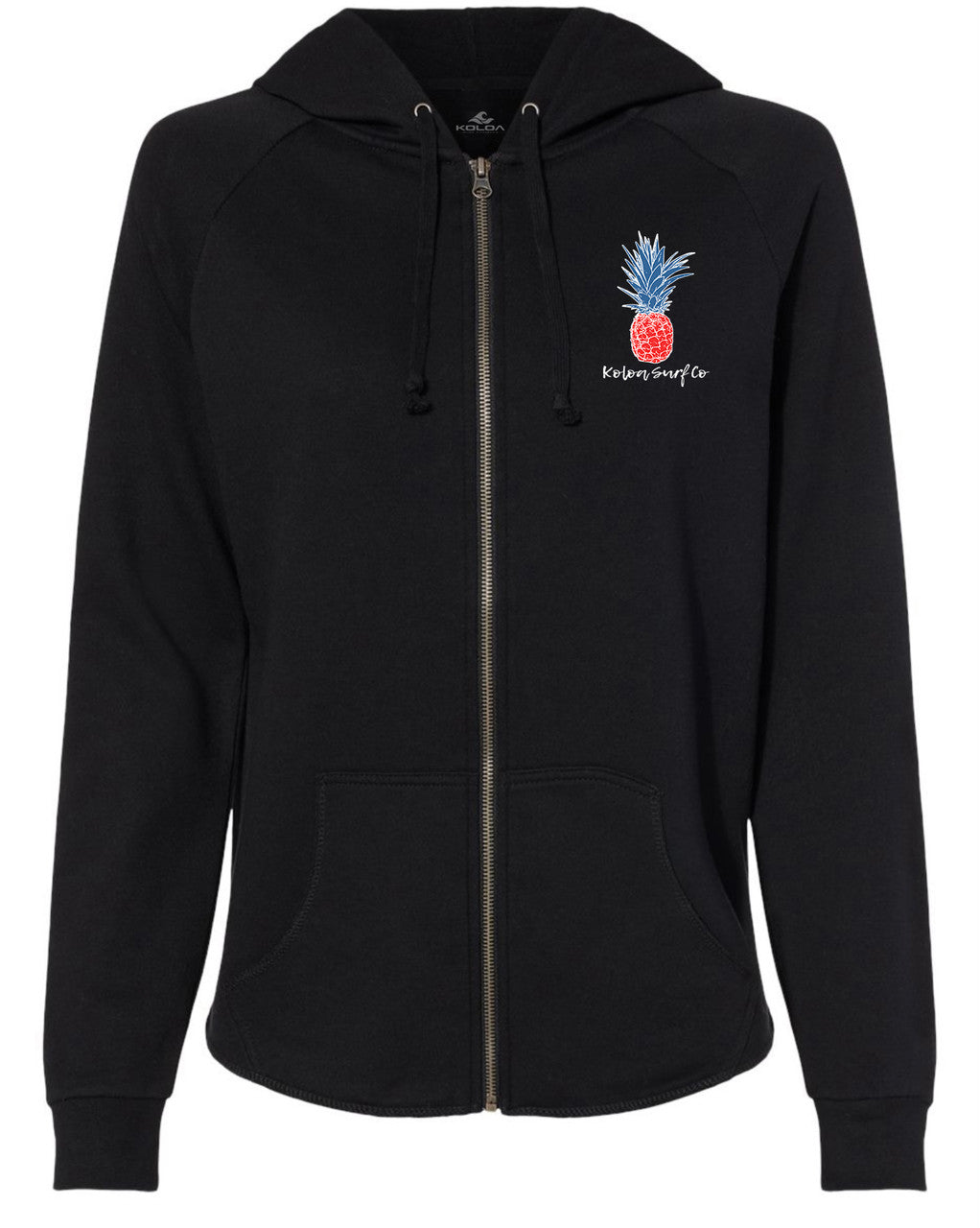 Koloa Pineapple Zip-Up Hoodie