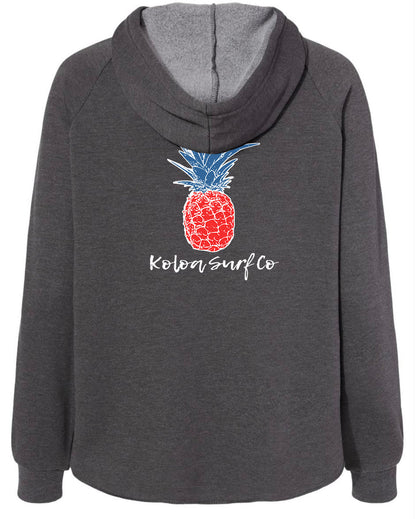Koloa Pineapple Zip-Up Hoodie