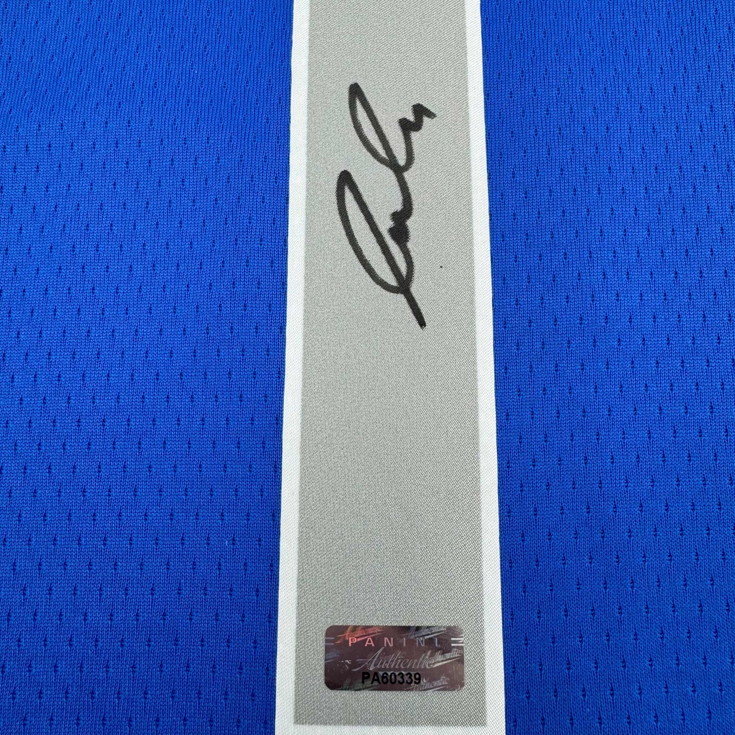 Autographed/Signed Luka Doncic Dallas Mavericks Blue Authentic Basketball Jersey Panini COA