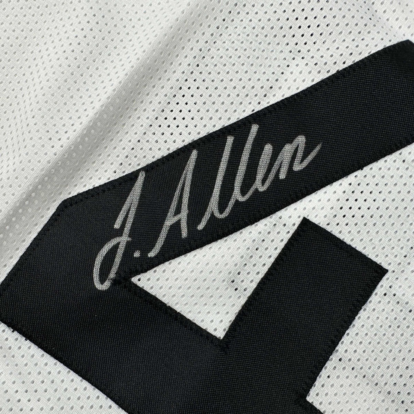 Autographed/Signed Josh Allen Jacksonville White Football Jersey JSA COA