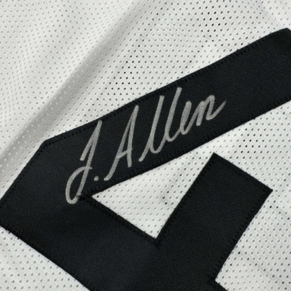 Autographed/Signed Josh Allen Jacksonville White Football Jersey JSA COA