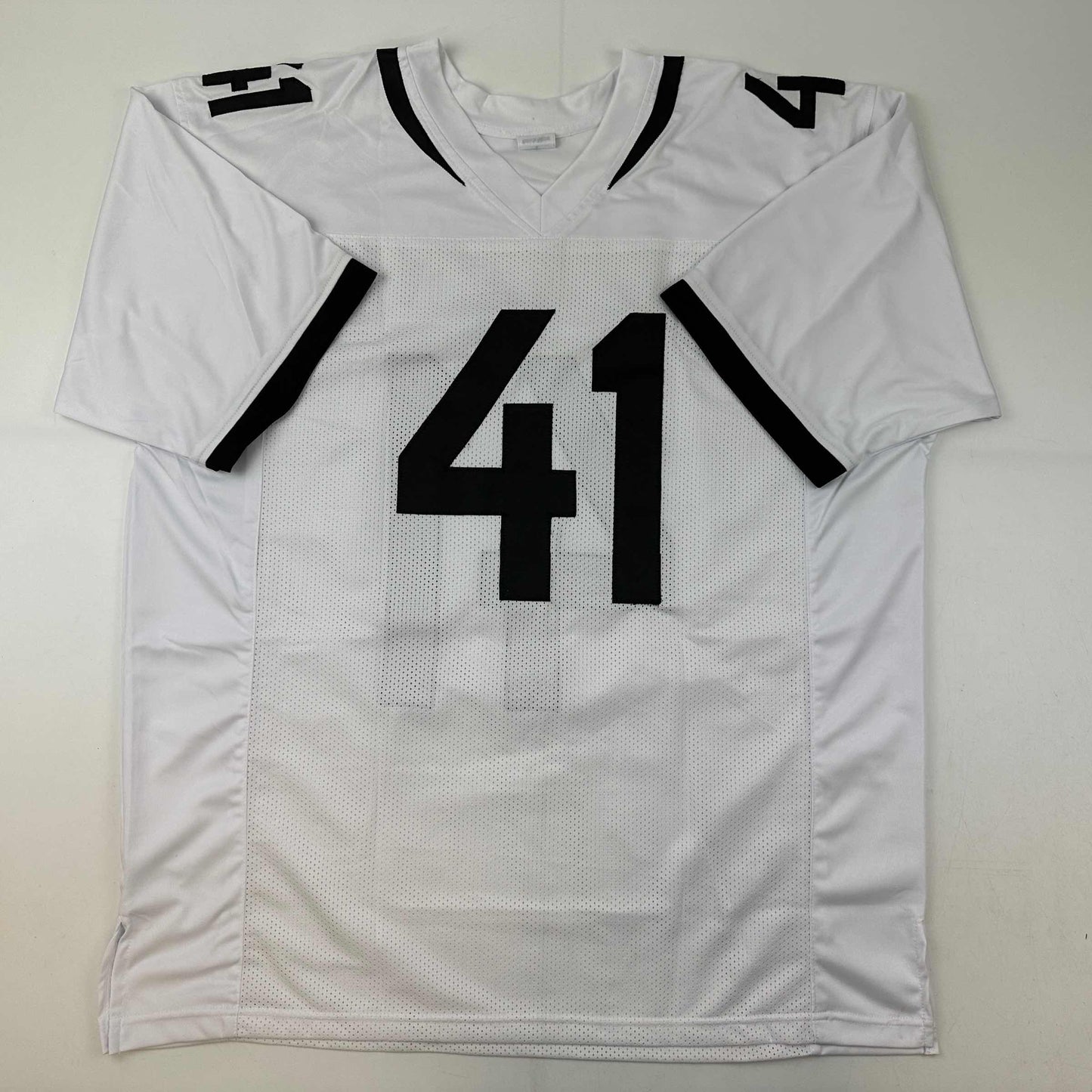 Autographed/Signed Josh Allen Jacksonville White Football Jersey JSA COA