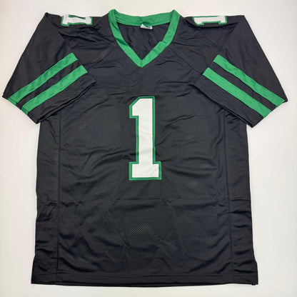 Autographed/Signed Ahmad Sauce Gardner New York Black Football Jersey Beckett BAS COA #2