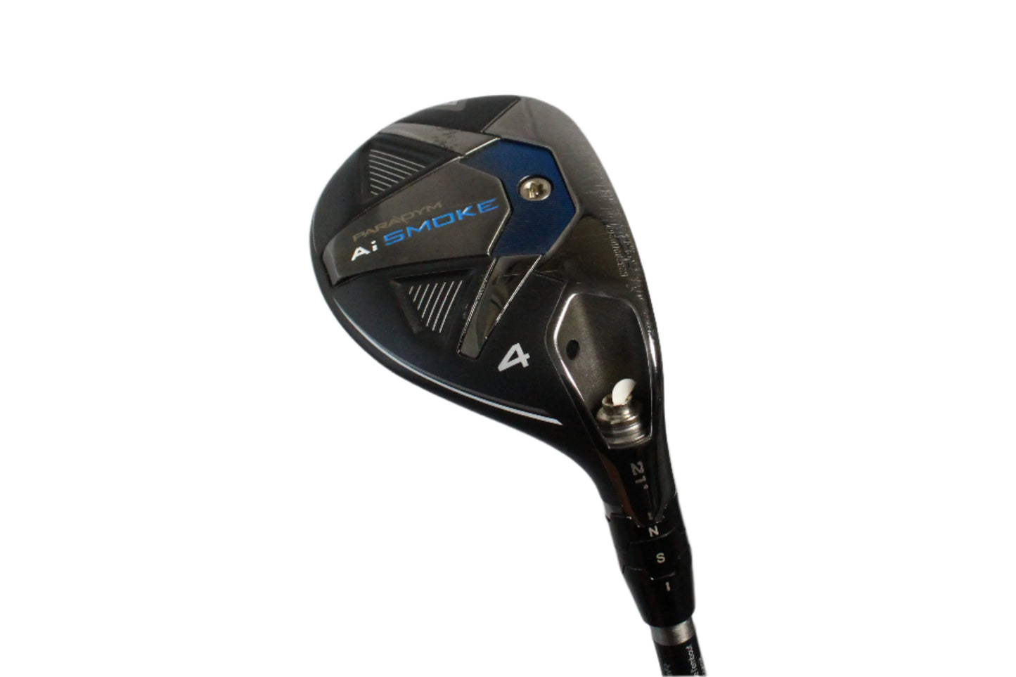 Pre-Owned Callaway AI Smoke: 4 Hybrid (21.0) W/ SteelFiber FC 65 f2 (Senior) (39.5 Inch) Shaft (Average)