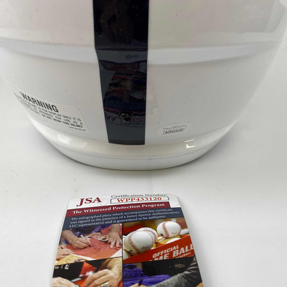 Autographed/Signed Miles Sanders Penn State Nittany Lions Full Size FS F/S Replica College Football Helmet JSA COA