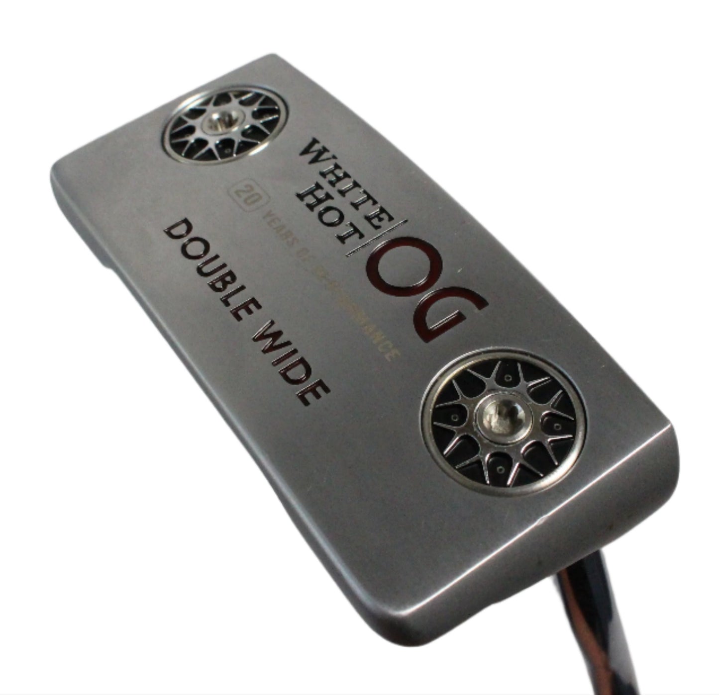 Pre-Owned Odyssey White Hot OG Double Wide: Mid-Mallet Putter W/ 34 Inch Stroke Lab Shaft (Mint)