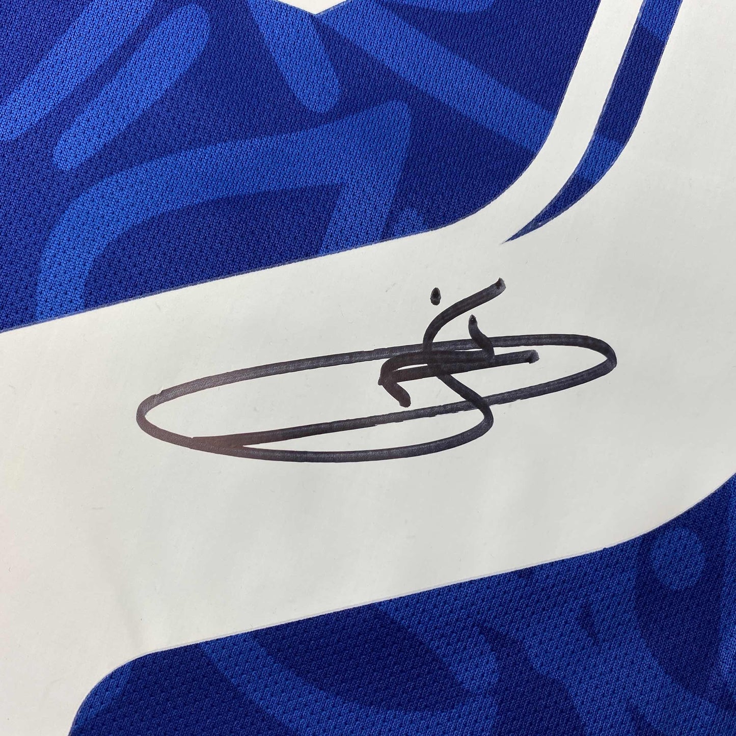 Autographed/Signed Vini Vinicius Jr. Real Madrid Blue Soccer Jersey Beckett BAS COA
