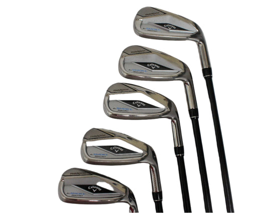 Pre-Owned Callaway Ai Smoke Max Fast: 7-PW, SW Iron Set W/ Tense 40 R2 ( Senior) Graphite Shafts (Average)