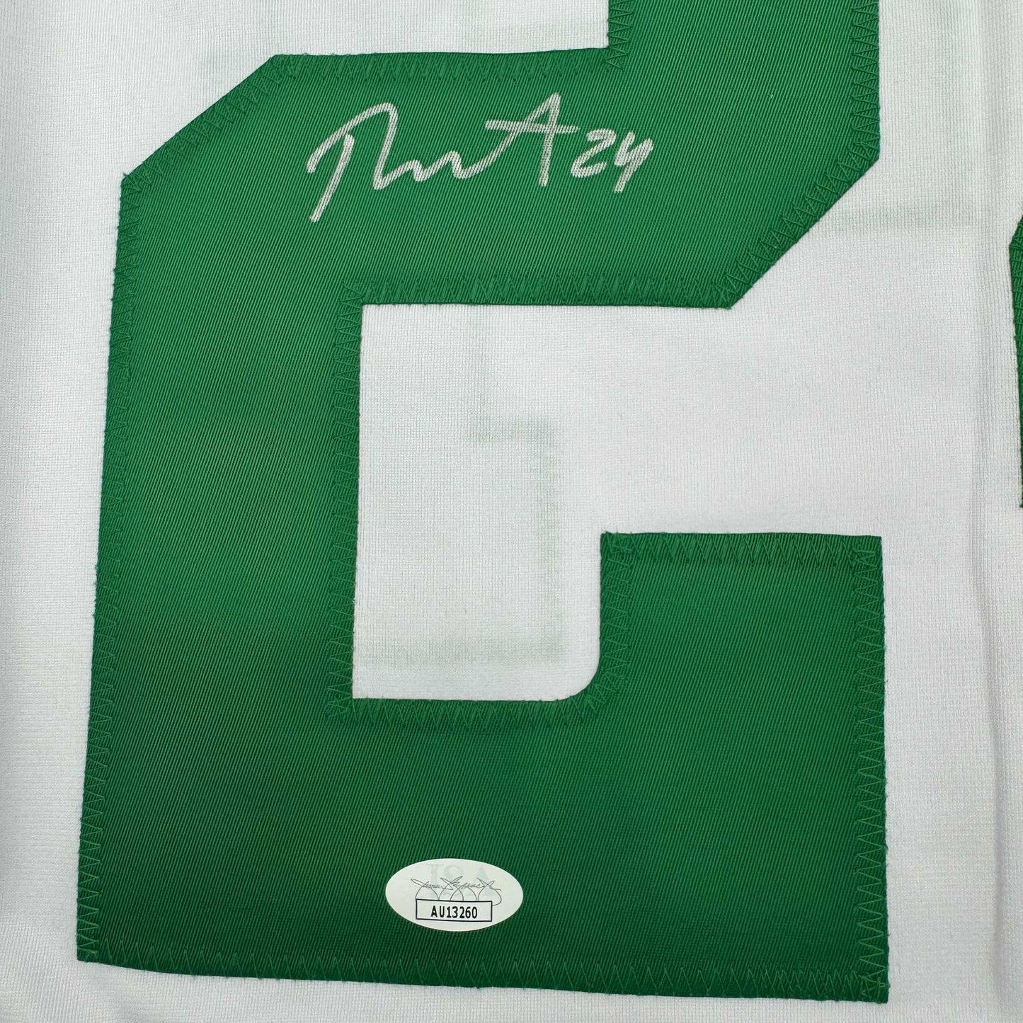 Autographed/Signed Roope Hintz Dallas White Hockey Jersey JSA COA