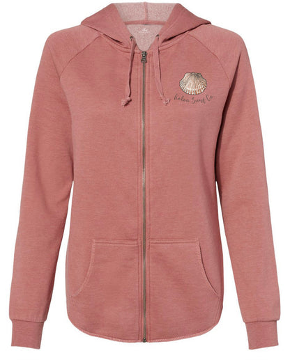Koloa Seashell Zip-Up Hoodie
