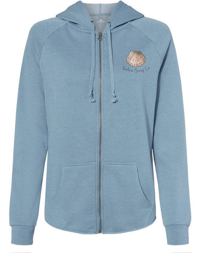 Koloa Seashell Zip-Up Hoodie