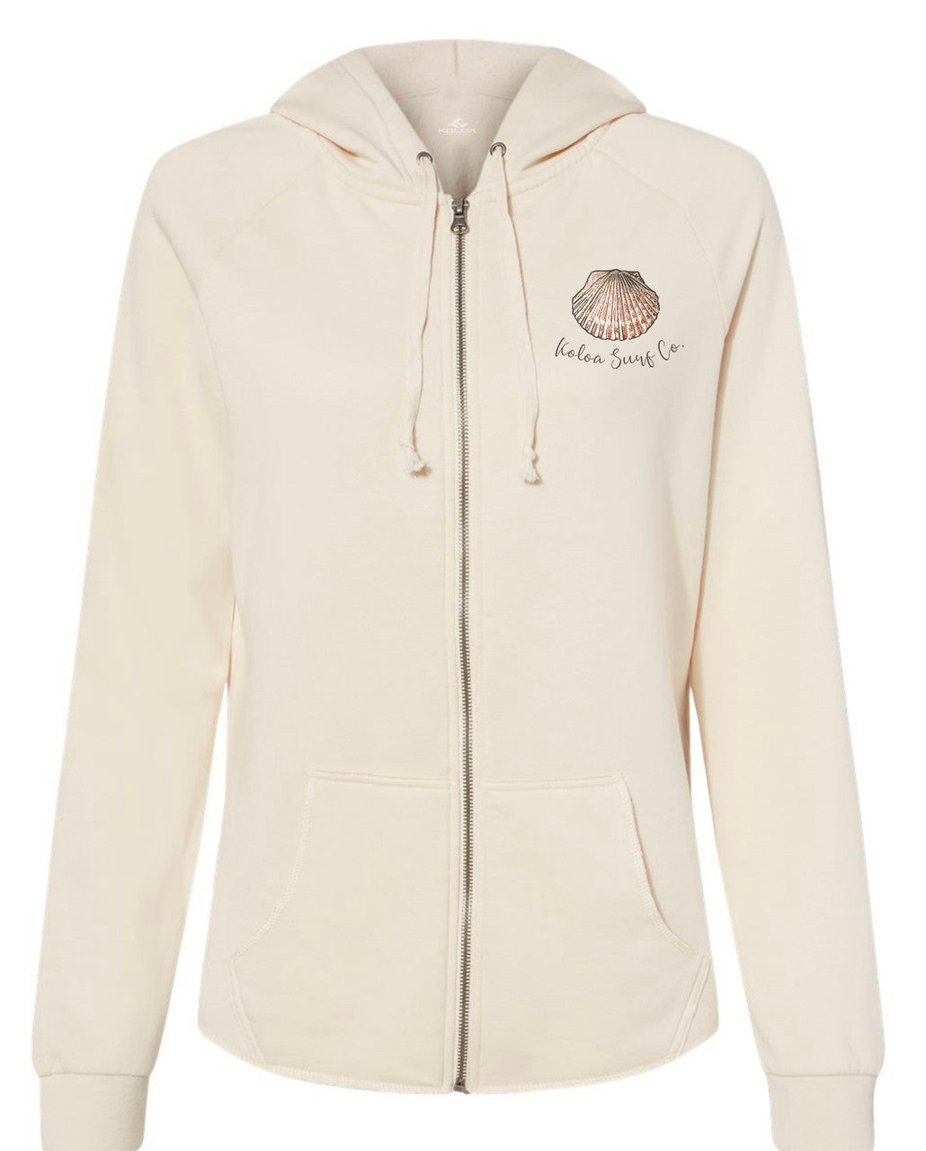 Koloa Seashell Zip-Up Hoodie
