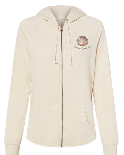 Koloa Seashell Zip-Up Hoodie