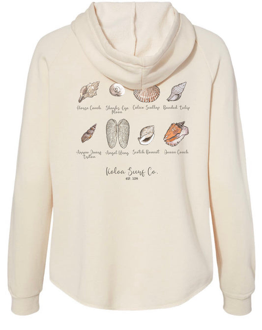 Koloa Seashell Zip-Up Hoodie