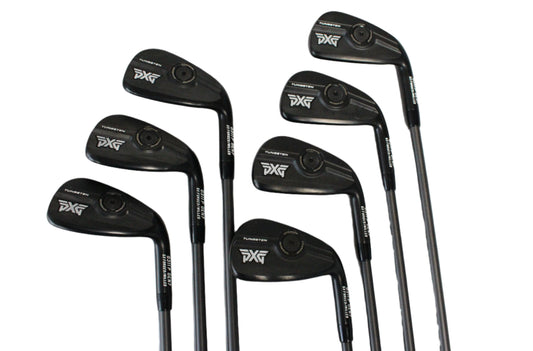 Pre-Owned PXG 0311P Gen7 Xtreme Dark: Iron Set (5-PW, GW) W/ SteelFiber I60 A (Senior) Graphite Shaft (Average)