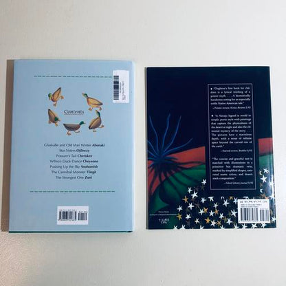 Native American kids 2-book BUNDLE - Pushing Up the Sky & How the Stars Fell NEW