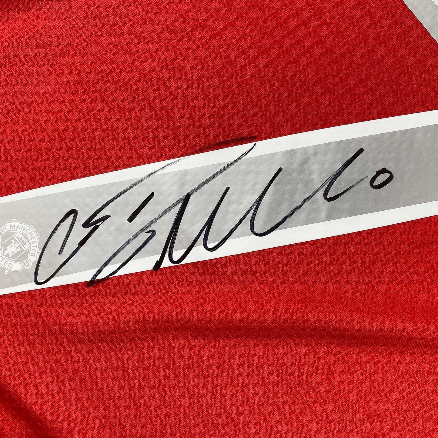 Autographed/Signed Cristiano Ronaldo Manchester United Red 2008 Champions League Final Soccer Jersey Beckett BAS COA/LOA