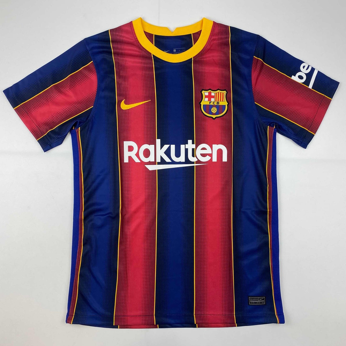 Autographed/Signed Lionel Leo Messi FC Barcelona Blue Soccer Jersey Beckett BAS COA/LOA