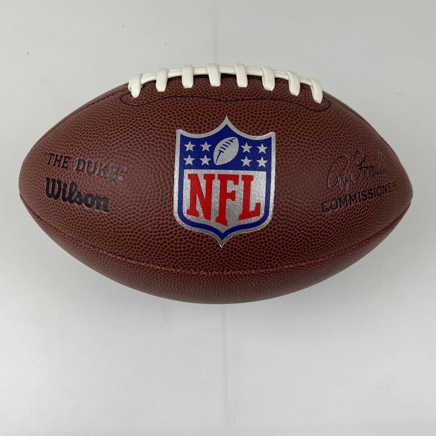 Autographed/Signed Mac Jones New England Patriots Brown Wilson Football Beckett BAS COA